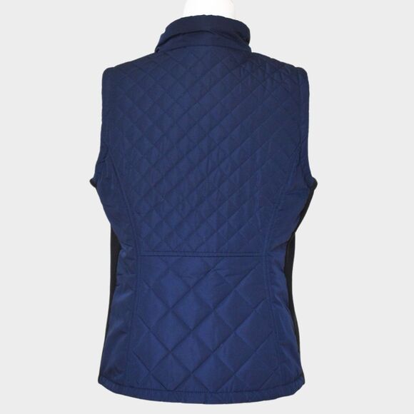 ANDREW MARC Navy Blue Puffer Vest Size M - Picture 3 of 7